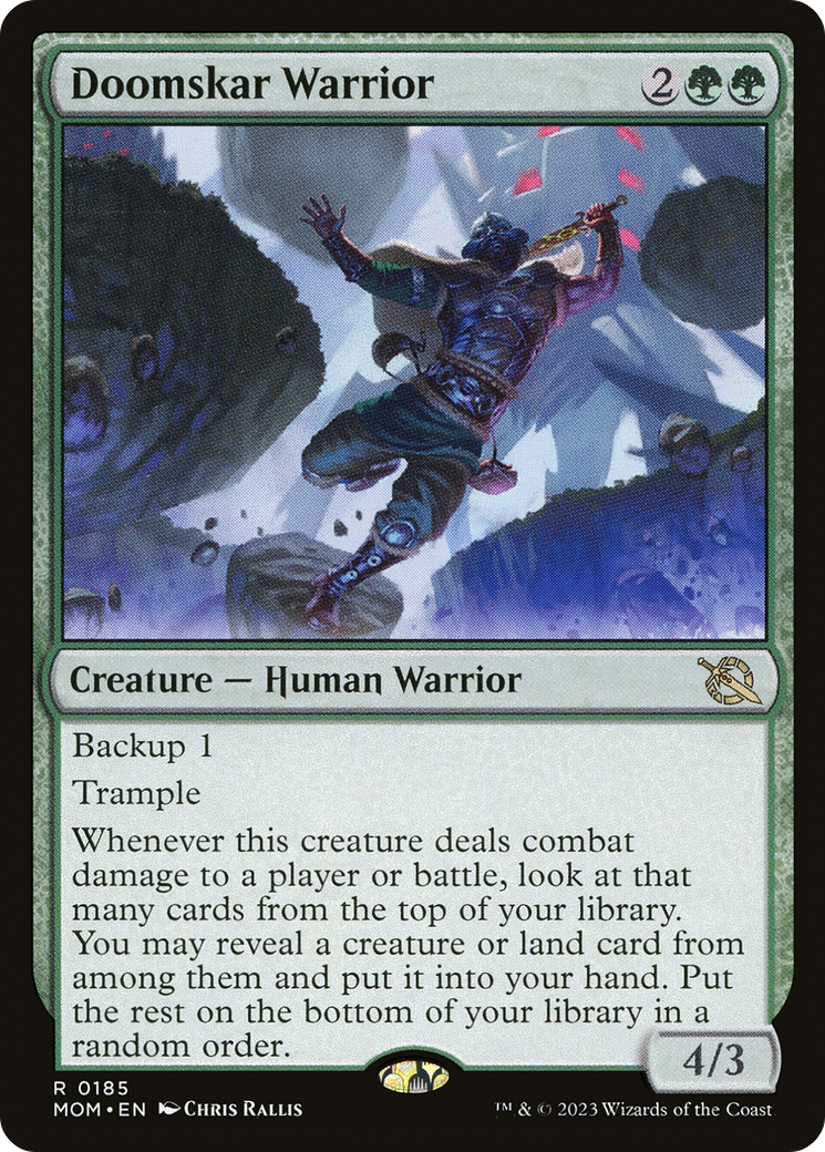 Image of Doomskar Warrior (MOM-185) - March of the Machine
