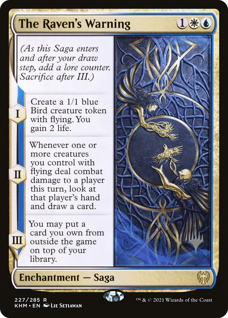 Image of The Raven's Warning (PPKHM-227P) - Kaldheim Promos