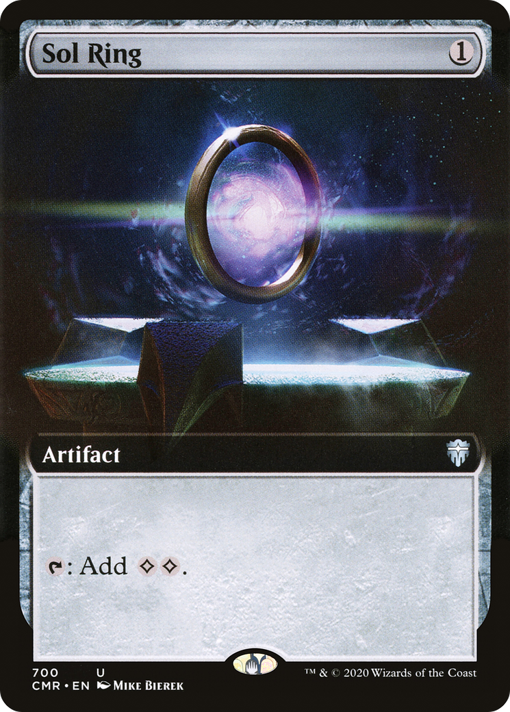 Image of Sol Ring (Extended Art) (CMR-700) - Commander Legends: (Extended Art) Foil