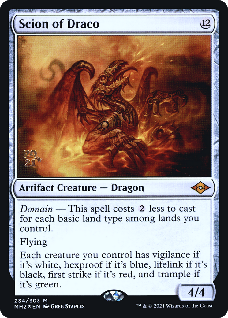 Image of Scion of Draco (PRE-234) - Modern Horizons 2 Promos Foil