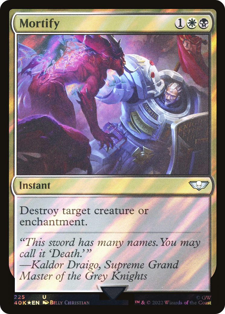 Image of Mortify (Surge Foil) (40K-225) - Warhammer 40,000 Commander Foil