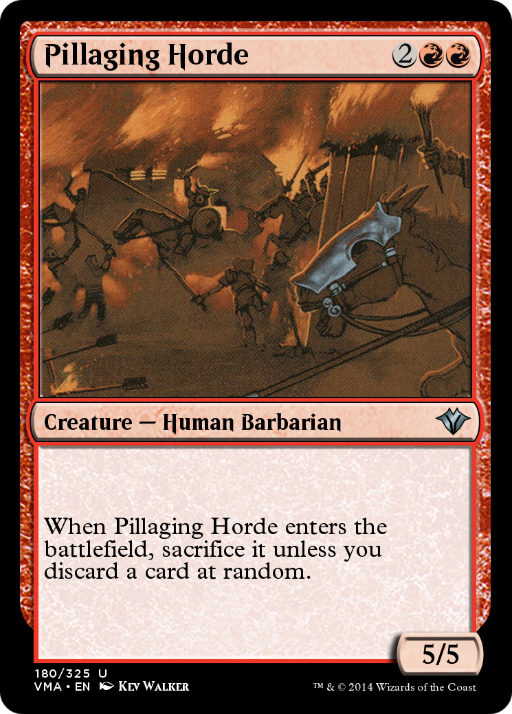 Image of Pillaging Horde (VMA-180) - Vintage Masters
