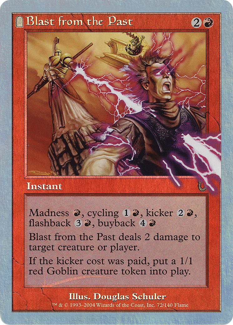 Image of Blast from the Past (UNH-72★) - Unhinged: (tombstone) Foil