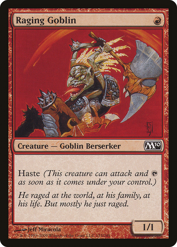 Image of Raging Goblin (M10-153) - Magic 2010