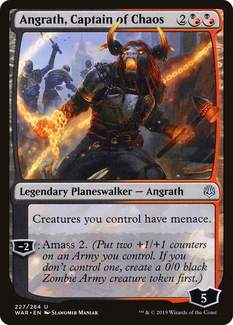 Image of Angrath, Captain of Chaos (WAR-227) - War of the Spark