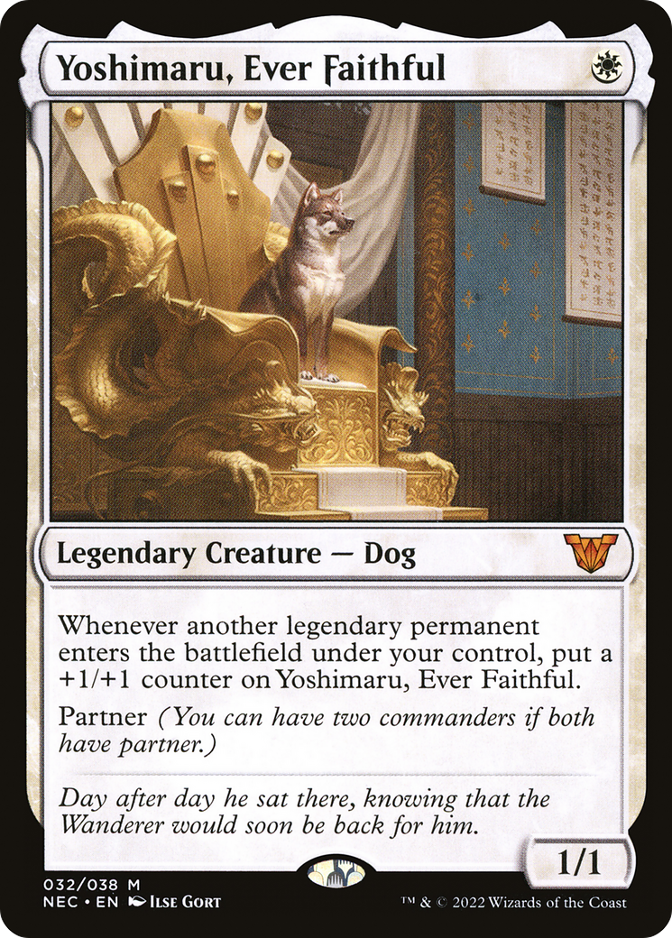 Image of Yoshimaru, Ever Faithful (NEC-032) - Neon Dynasty Commander