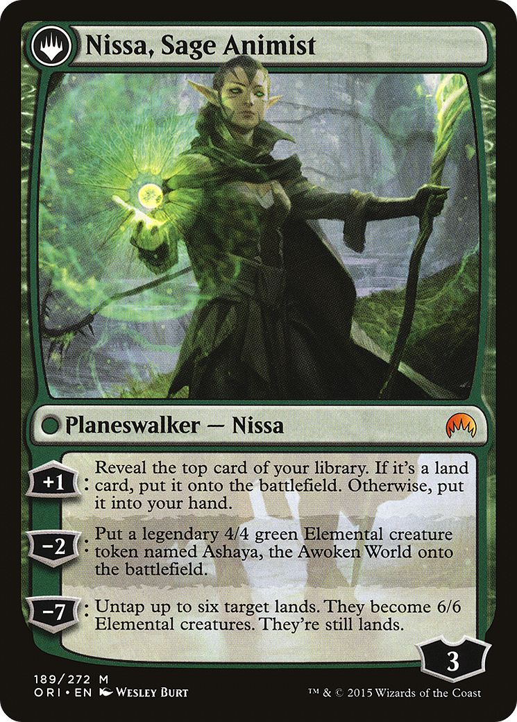 Image of Nissa, Vastwood Seer (LIST-ORI-189) - The List: (originpwdfc)