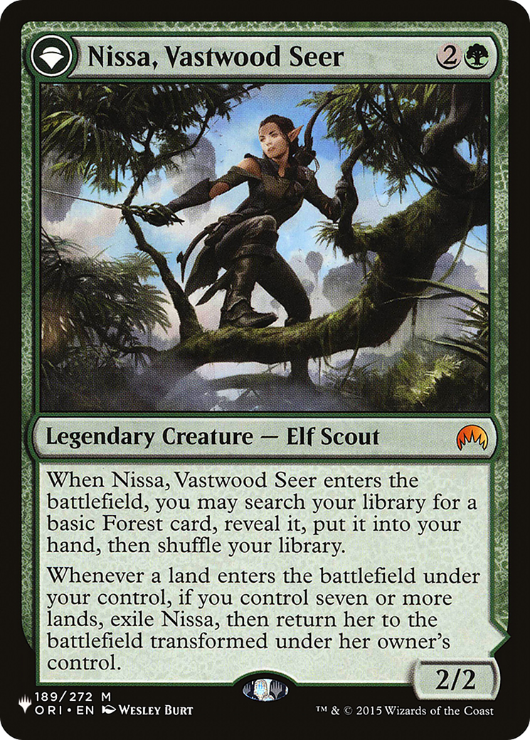 Image of Nissa, Vastwood Seer (LIST-ORI-189) - The List: (originpwdfc)
