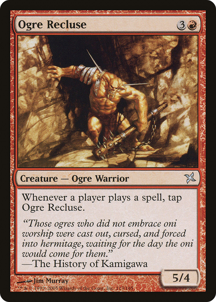 Image of Ogre Recluse (BOK-113) - Betrayers of Kamigawa Foil