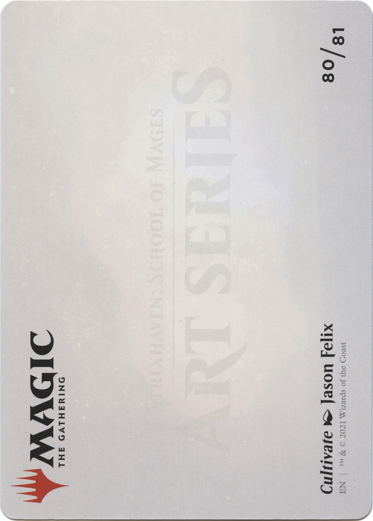 Image of Cultivate // Cultivate (ASTX-080) - Strixhaven Art Series (Borderless)
