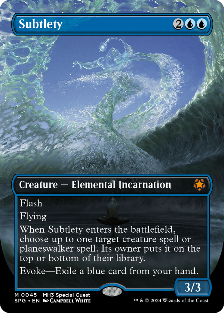 Image of Subtlety (Borderless) (SPG-045) - Special Guests (Borderless) Foil