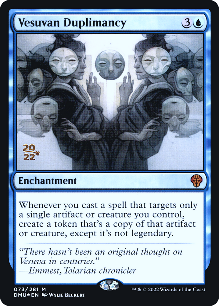 Image of Vesuvan Duplimancy (PRE-073) - Dominaria United Promos Foil
