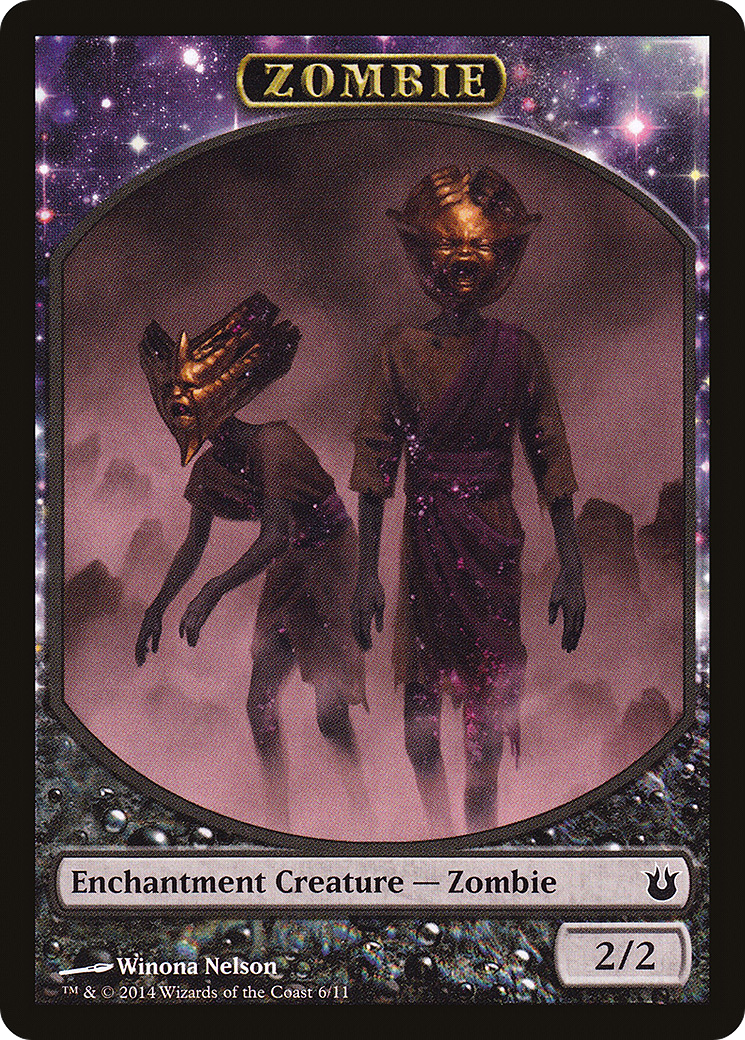 Image of Zombie Token (BNG-006) - Born of the Gods Tokens: (enchantment)