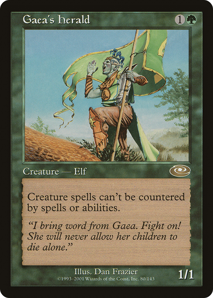 Image of Gaea's Herald (PLS-080) - Planeshift Foil