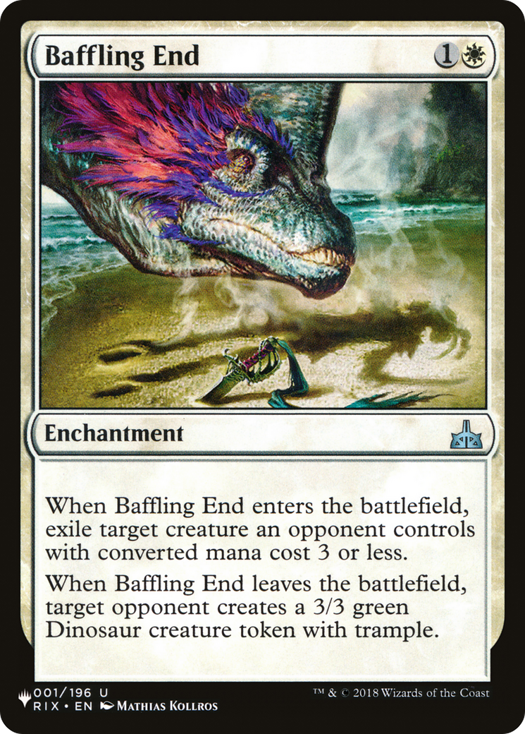 Image of Baffling End (LIST-RIX-1) - The List