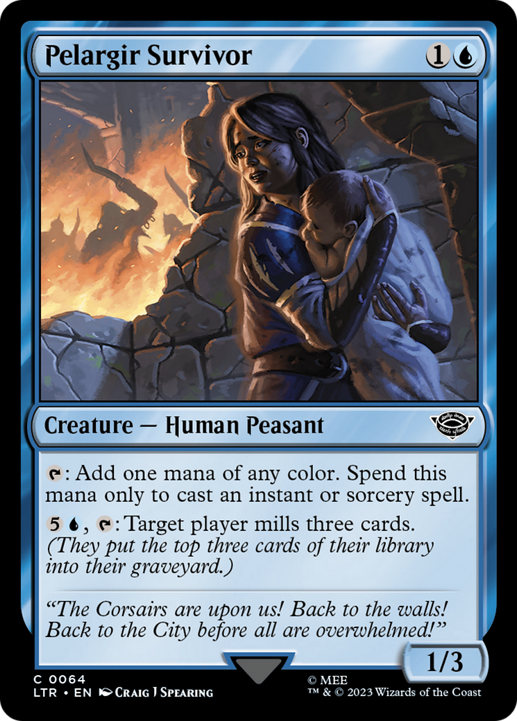 Image of Pelargir Survivor (LTR-064) - The Lord of the Rings: Tales of Middle-earth Foil