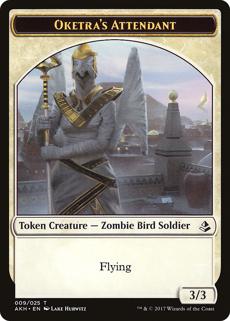 Image of Oketra's Attendant Token (AKH-009) - Amonkhet Tokens Foil