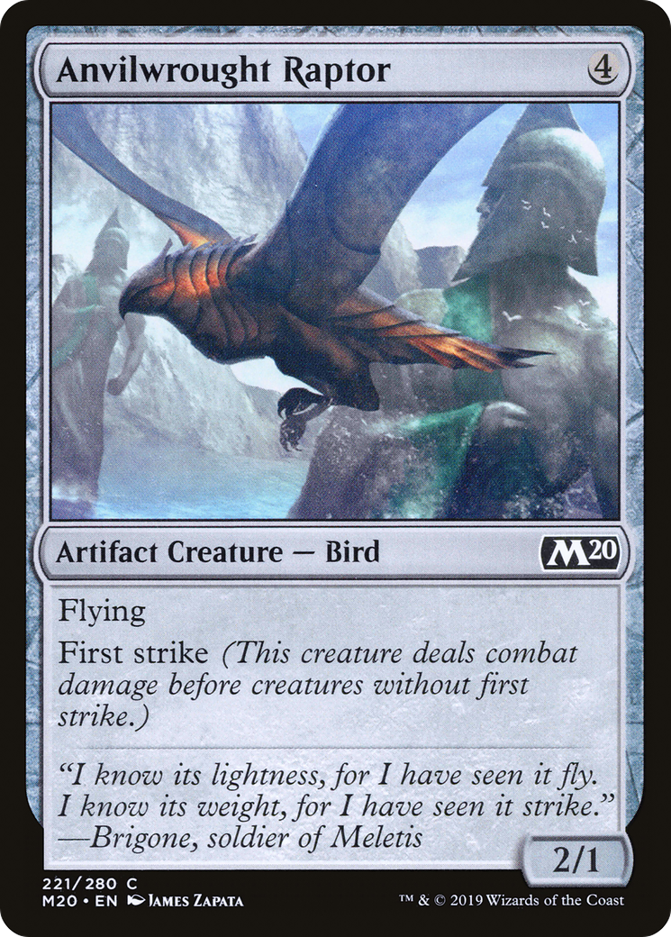 Image of Anvilwrought Raptor (M20-221) - Core Set 2020