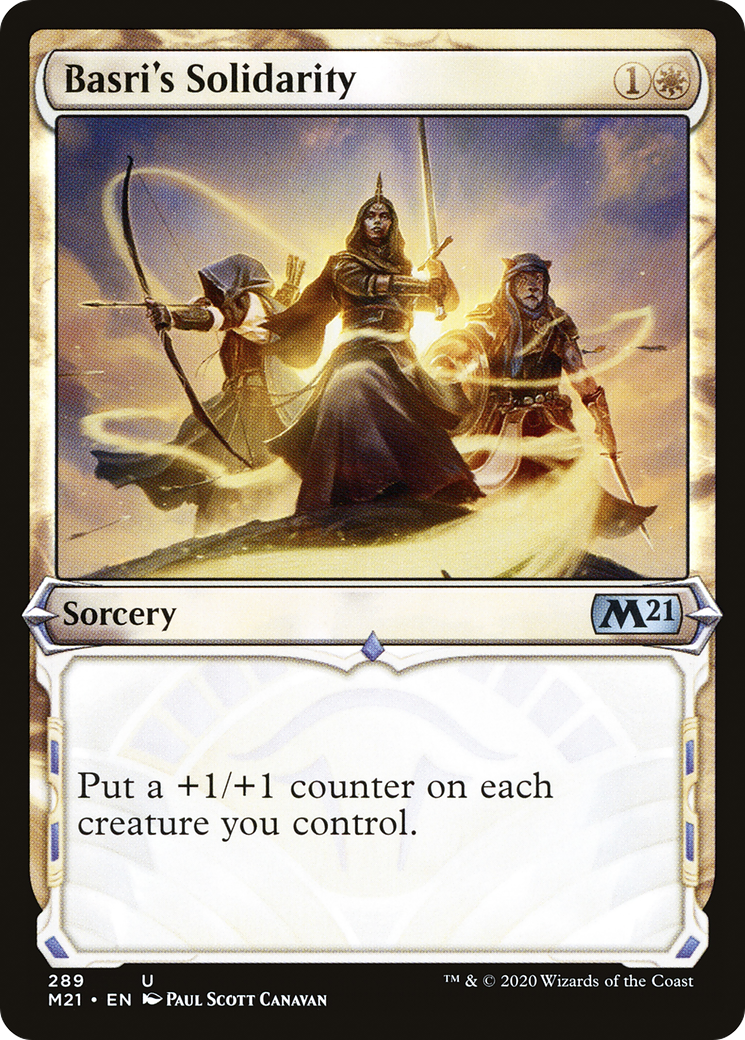 Image of Basri's Solidarity (Showcase) (M21-289) - Core Set 2021: (Showcase)