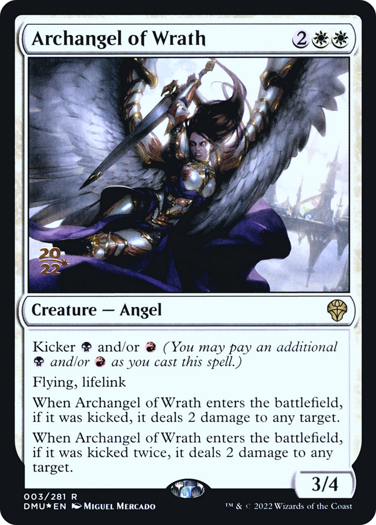 Image of Archangel of Wrath (PRE-003) - Dominaria United Promos Foil