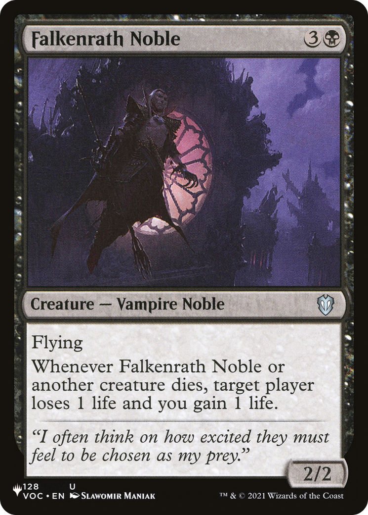Image of Falkenrath Noble (LIST-VOC-128) - The List