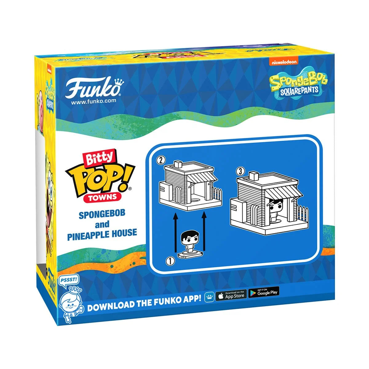 Image of SpongeBob SquarePants and Pineapple House Funko Bitty Pop! Town
