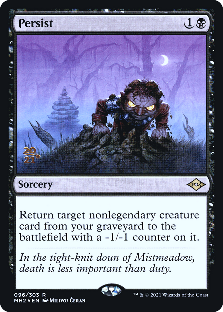 Image of Persist (PRE-96S) - Modern Horizons 2 Promos Foil