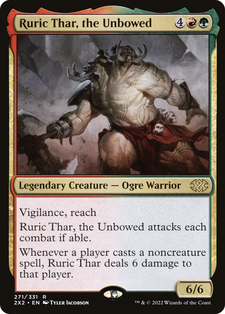Image of Ruric Thar, the Unbowed (2X2-271) - Double Masters 2022 Foil