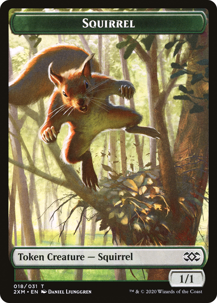 Image of Squirrel (T2XM-018) - Double Masters Tokens Foil