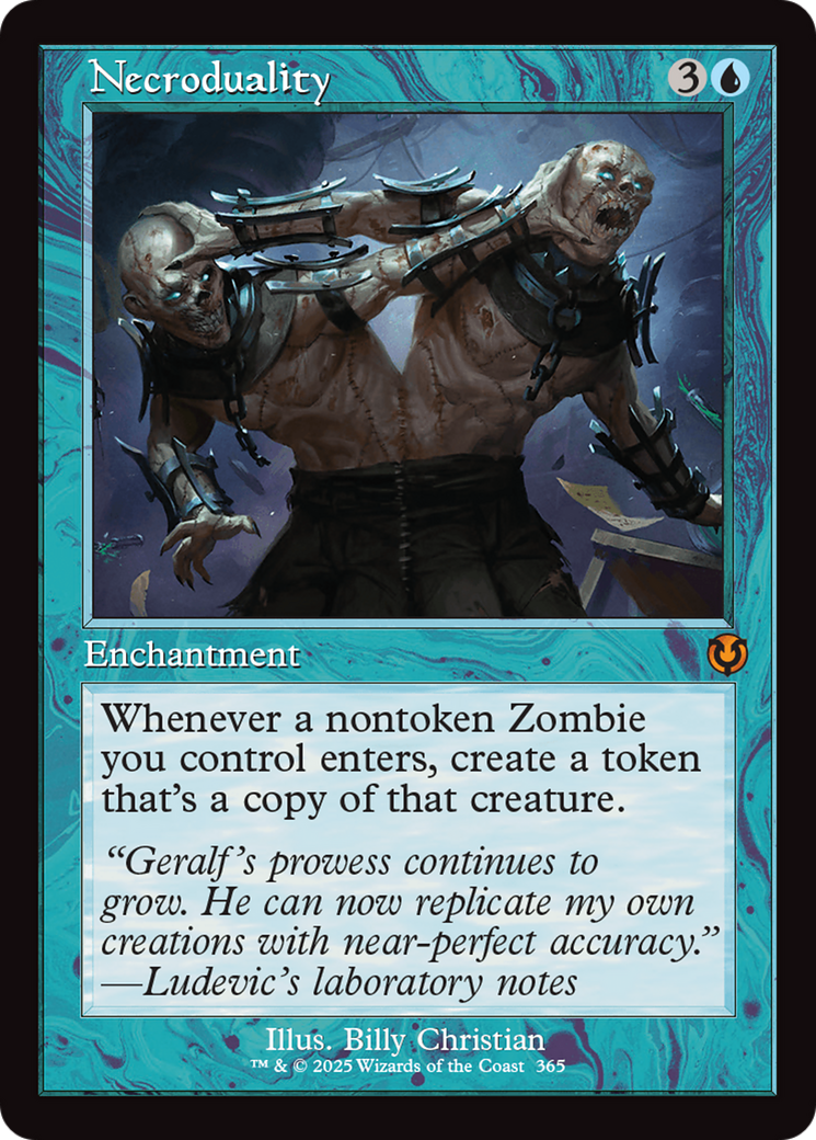Image of Necroduality (Retro Frame) (INR-365) - Innistrad Remastered: (enchantment)