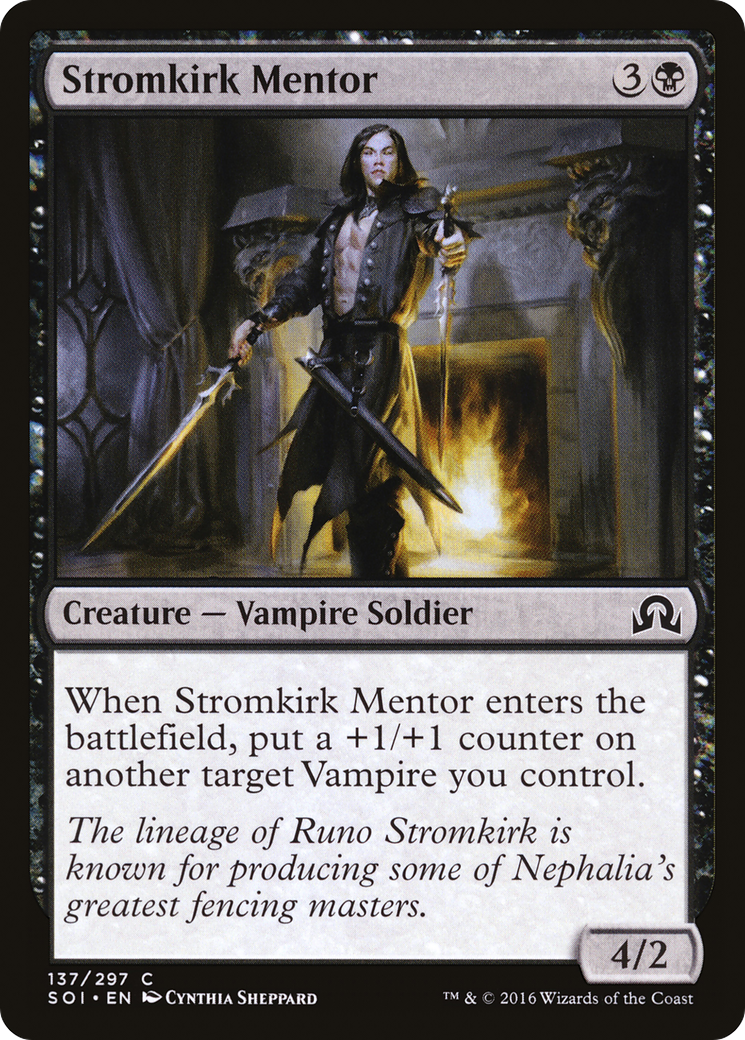 Image of Stromkirk Mentor (SOI-137) - Shadows over Innistrad Foil