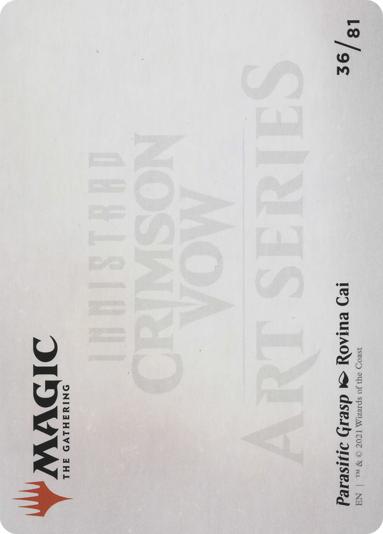 Image of Parasitic Grasp // Parasitic Grasp (AVOW-036) - Crimson Vow Art Series (Borderless) Foil
