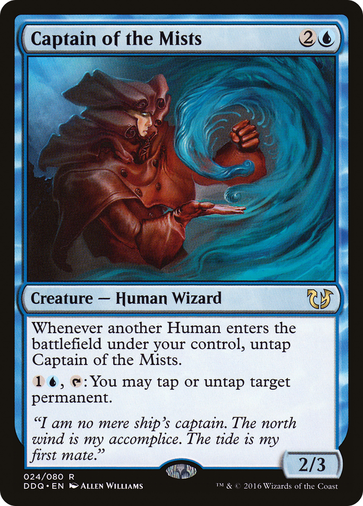 Image of Captain of the Mists (DDQ-024) - Duel Decks: Blessed vs. Cursed