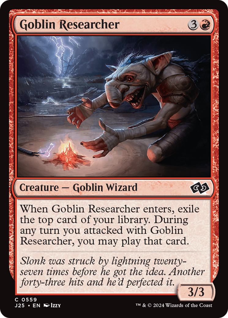 Image of Goblin Researcher (J25-559) - Foundations Jumpstart