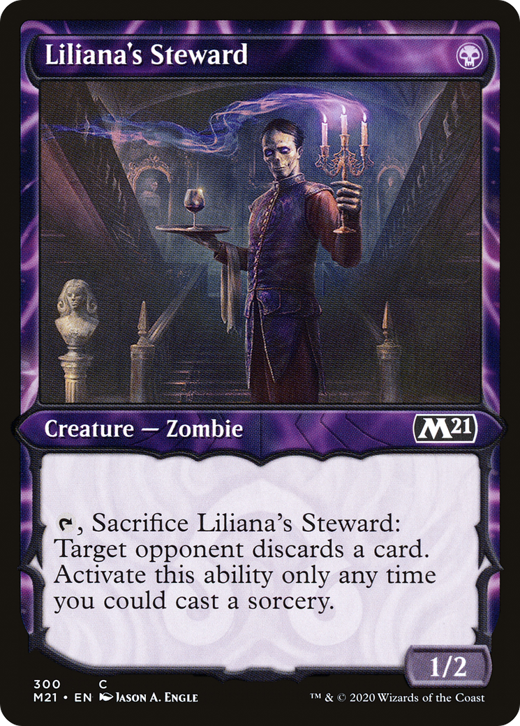 Image of Liliana's Steward (Showcase) (M21-300) - Core Set 2021: (Showcase)