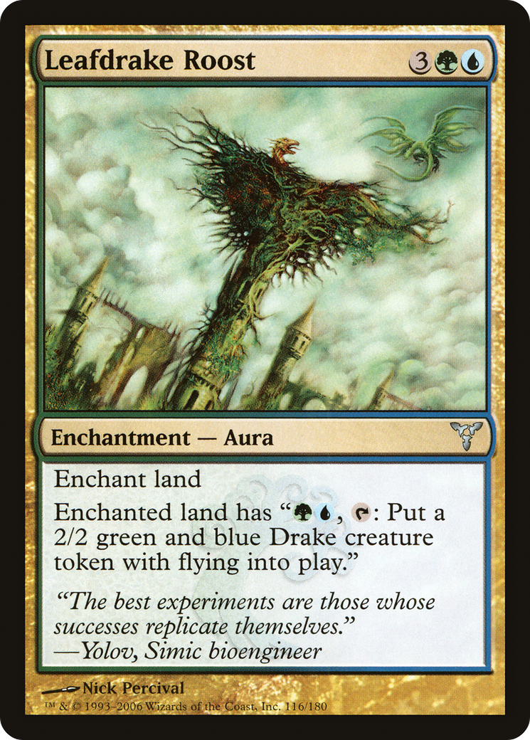 Image of Leafdrake Roost (DIS-116) - Dissension Foil