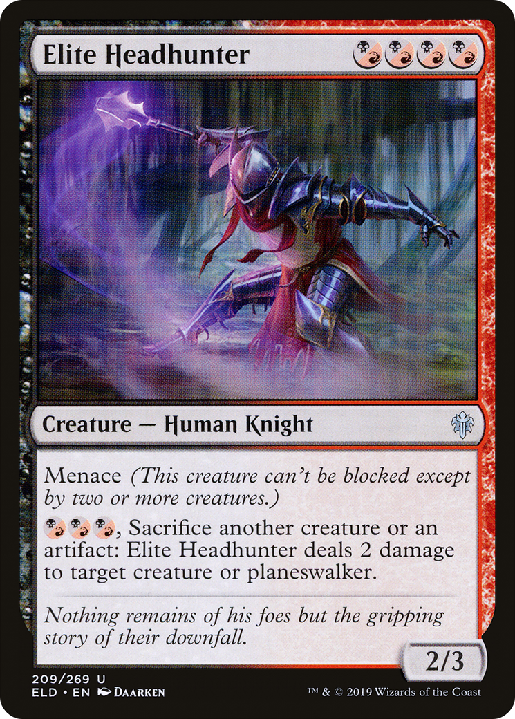 Image of Elite Headhunter (ELD-209) - Throne of Eldraine Foil