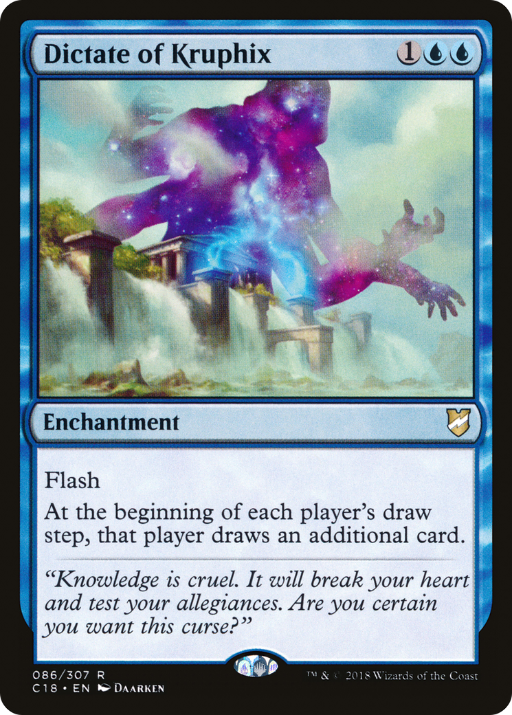 Image of Dictate of Kruphix (C18-086) - Commander 2018