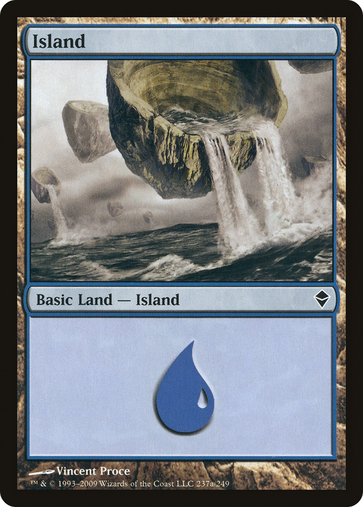 Image of Island (237a) (ZEN-237A) - Zendikar
