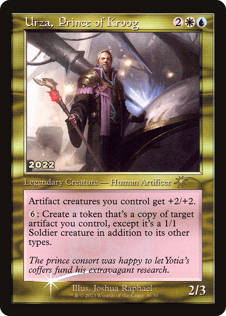 Image of Urza, Prince of Kroog (30A-P-030) - 30th Anniversary Play Promos Foil