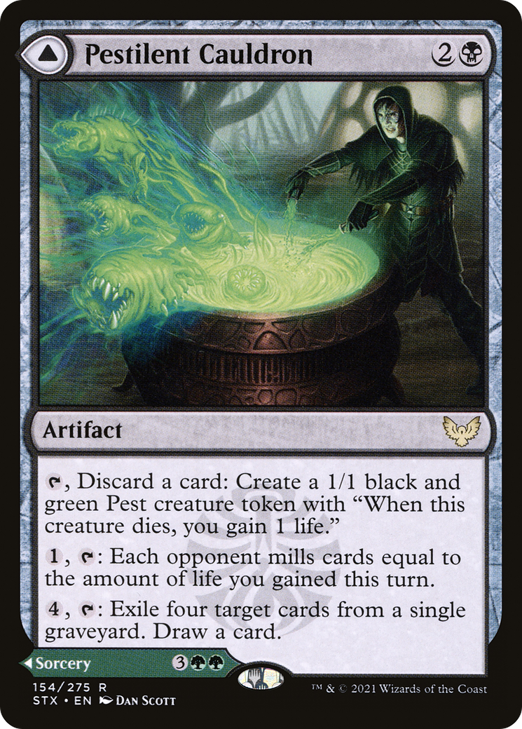 Image of Pestilent Cauldron (STX-154) - Strixhaven: School of Mages