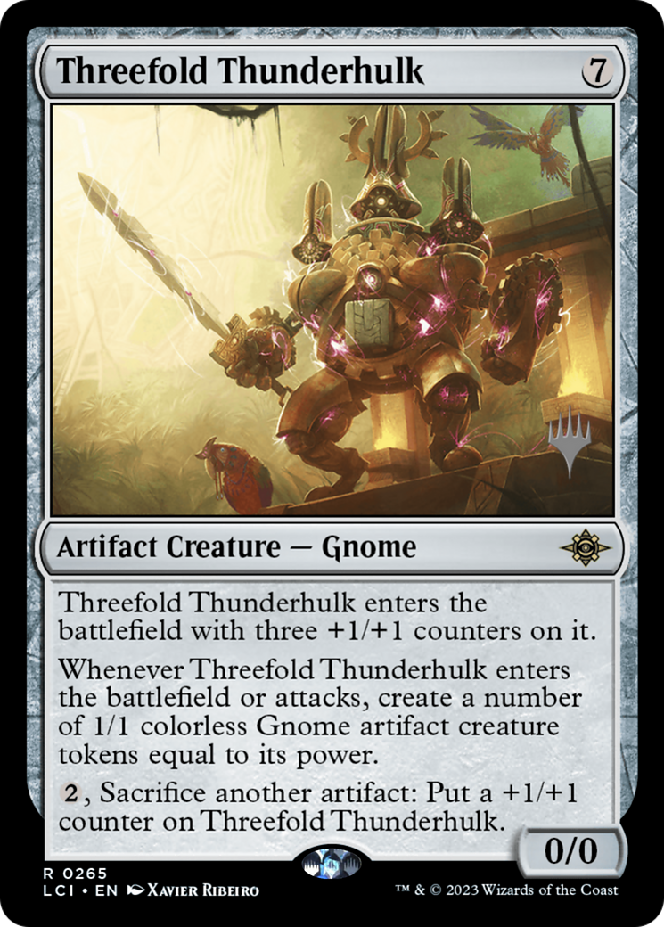 Image of Threefold Thunderhulk (PPLCI-265) - The Lost Caverns of Ixalan Promos