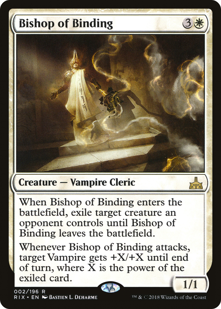 Image of Bishop of Binding (RIX-002) - Rivals of Ixalan Foil
