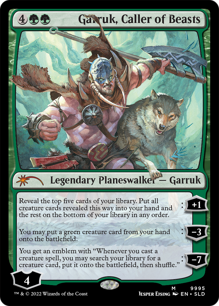 Image of Garruk, Caller of Beasts (SLD-9995) - Secret Lair Drop Foil