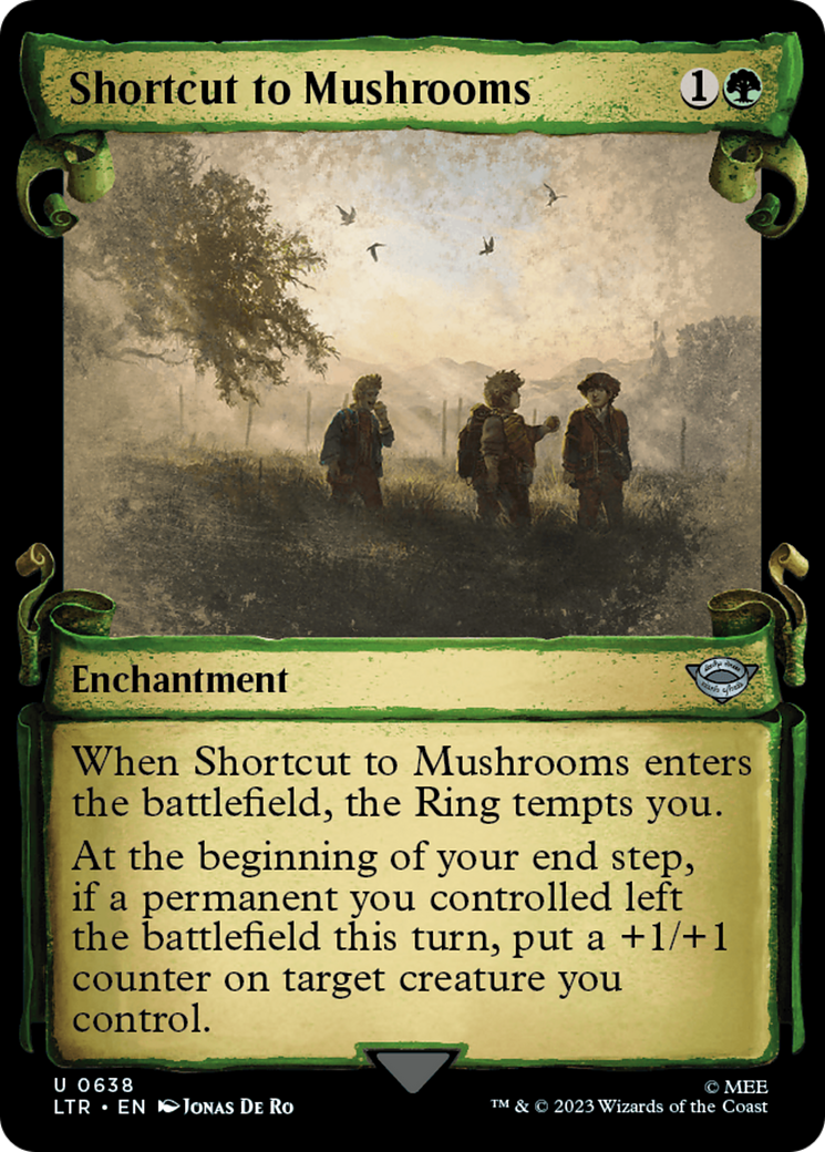 Image of Shortcut to Mushrooms (Showcase Scrolls) (LTR-638) - The Lord of the Rings: Tales of Middle-earth: (Showcase) Foil