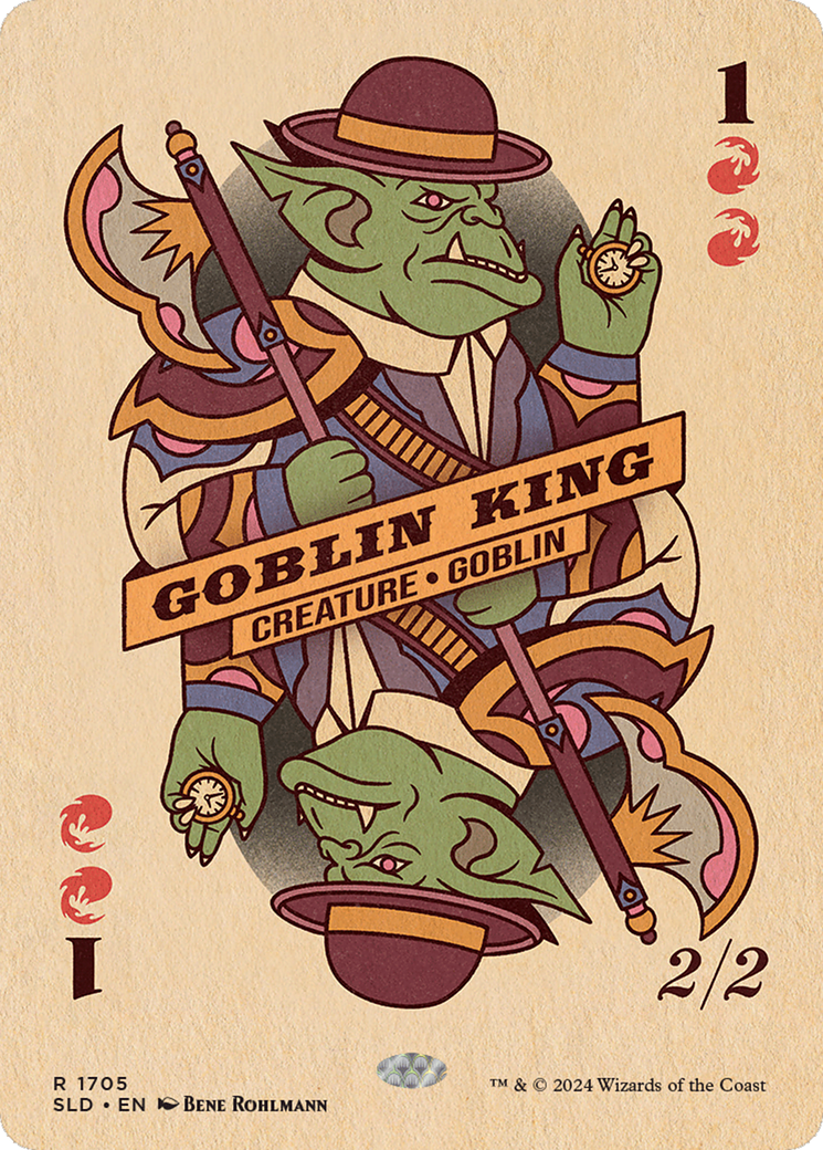 Image of Goblin King (1705) (SLD-1705) - Secret Lair Drop (Borderless)