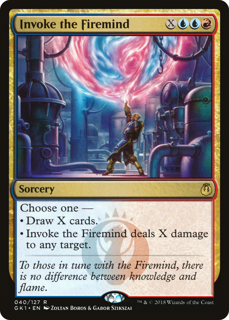 Image of Invoke the Firemind (GR1-040) - GRN Guild Kit