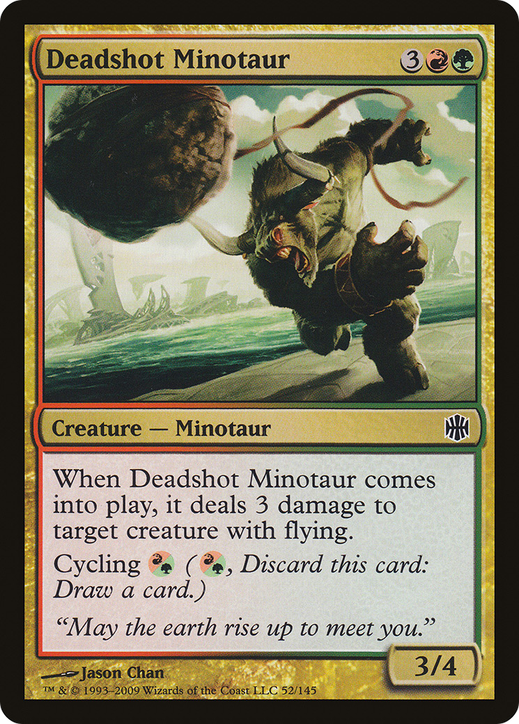 Image of Deadshot Minotaur (ARB-052) - Alara Reborn