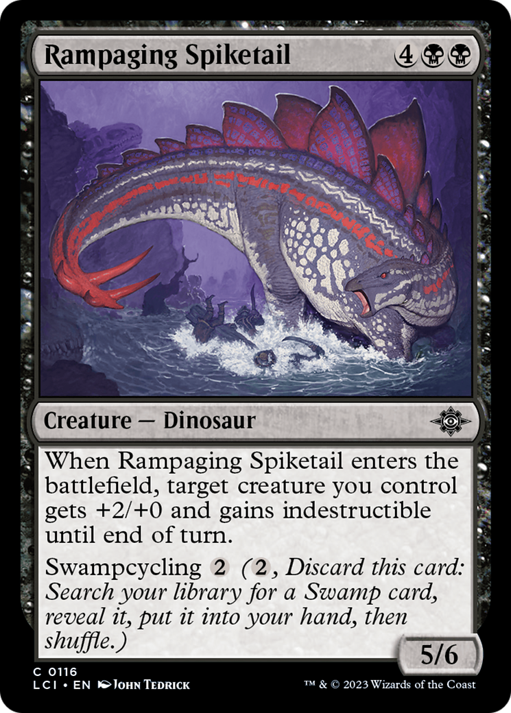 Image of Rampaging Spiketail (LCI-116) - The Lost Caverns of Ixalan