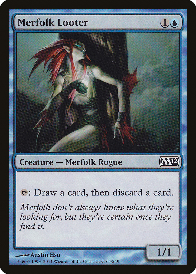Image of Merfolk Looter (M12-065) - Magic 2012 Foil